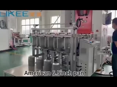 منفذ مصنع صديق للبيئة T80 مقاس 6.5 بوصة مقلاة مستديرة فيديو تشغيل