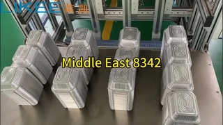 LK-T80 ماكينة تصنيع حاويات رقائق الألومنيوم 8342 في الشرق الأوسط رائجة البيع