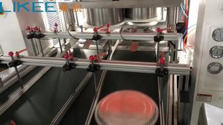 ماكينة تصنيع حاويات رقائق الألومنيوم المستديرة LK-T80