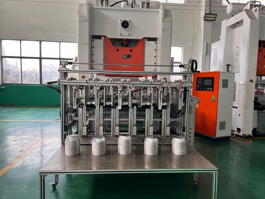 شراء آلة صنع حاوية رقائق الألومنيوم 3 مراحل 80T online manufacture