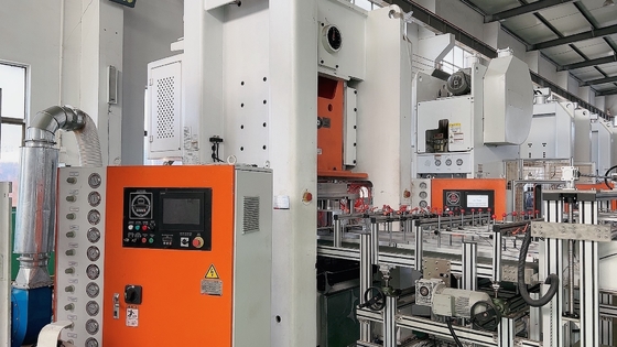 شراء آلة تصنيع حاويات الغذاء من ورق الألومنيوم 35-68 ضربة في الدقيقة سرعة العمل online manufacture