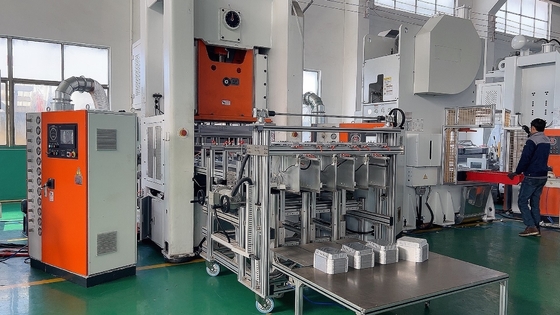 شراء 12000PCS/ساعة آلة تصنيع حاويات الغذاء من ورق الألومنيوم الهوائي online manufacture