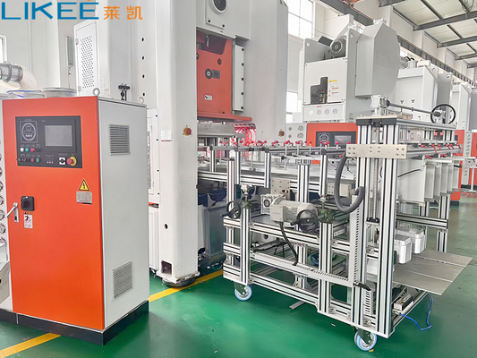 شراء ميتسوبيشي التحكم 12000 قطعة/ساعة الخروج آلة حاوية ورق الألومنيوم LK-T80 online manufacture