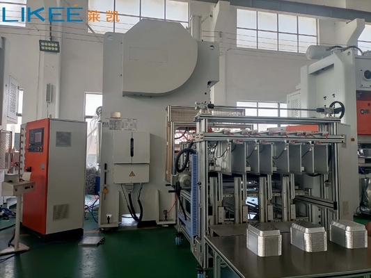 شراء عالية السرعة 3 التجاويف الألومنيوم ورق الطعام حاوية صنع آلة online manufacture