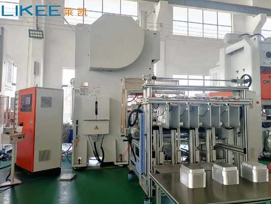 شراء محرك سيمنس 12000 قطعة/ساعة خط إنتاج حاويات ورق الألومنيوم LK-T63 online manufacture