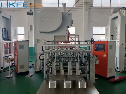 شراء 3 التجاويف القدرة الآلية آلة صنع حاوية ورق الألومنيوم online manufacture