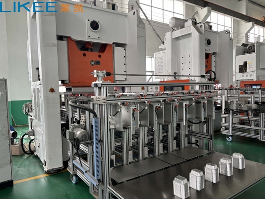 شراء سييمنز موتور آلة صناعة حاويات الغذاء من ورق الألومنيوم الآلي بالكامل online manufacture