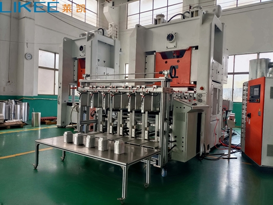 شراء 5-6 التجاويف 12000 قطعة/ساعة تصميم مخصص آلة صناعة الصحن من ورق الألومنيوم online manufacture