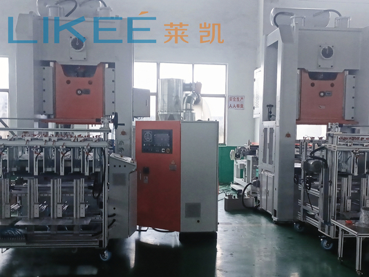 شراء LK-T80 ألومنيوم ورق صنع وعاء حاوية آلة H الإطار شنايدر الكهربائية online manufacture