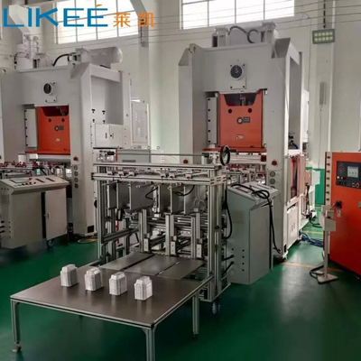 شراء 12000Pcs/h سعة خط إنتاج حاويات ورق الألومنيوم مع 0.8MPa ضغط الهواء المتطلب online manufacture