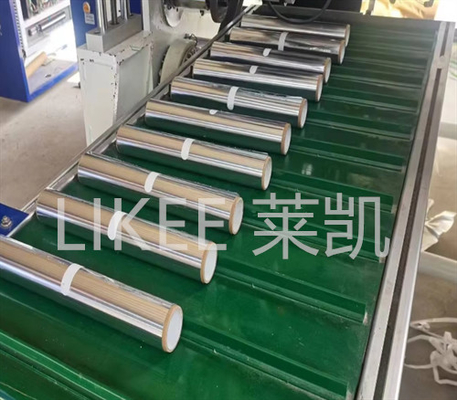 شراء LKWD-450 المنزل الألومنيوم ورق إعادة لف الآلية 7.5 كيلوواط قوة العمل online manufacture