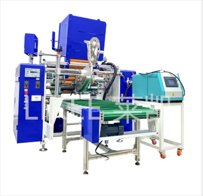 شراء آلة إعادة لف الألواح ذاتية التركيب 6 محورات سيمنز PLC مع طول إعادة لف 305m online manufacture