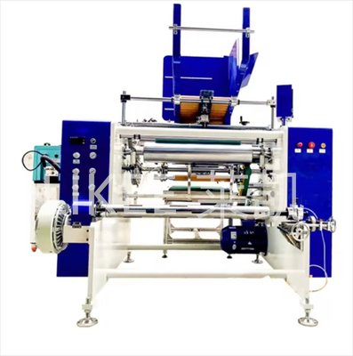 شراء الجهاز الاحتياطي 6 عمود تغيير تلقائي ألومنيوم ورق القطع آلة إعادة لف الورق الخبز online manufacture