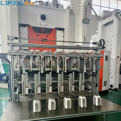 شراء آلي 4 ~ 6 تجاويف آلة صنع طبق من ورق الألومنيوم Mitsubishi PLC التحكم online manufacture
