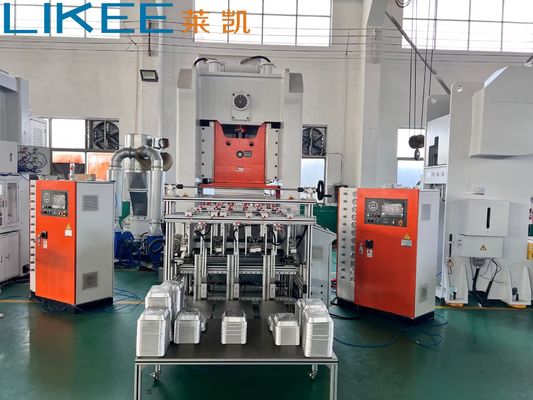 شراء آلة حاويات رقائق الألومنيوم T80 قابلة لإعادة التدوير جدار أملس مستطيلة يمكن التخلص منها للخبز الغذائي online manufacture