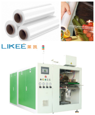 شراء LK-CF02 آلة إعادة لف للفيلم الملتصق مجهزة بتحكم محرك سيرفو online manufacture