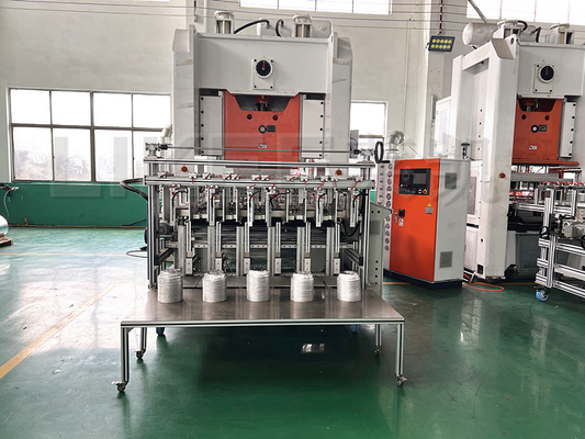 شراء LK-T80 Food Container Punching Machine Automatic for Food Grade Square Round Pan online manufacture