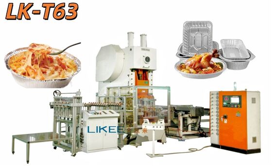 شراء LK-T63 حاوية الألومنيوم الألواح البيكنيك مستطيلة لفرن فايزر آلة صنع الميكروويف online manufacture