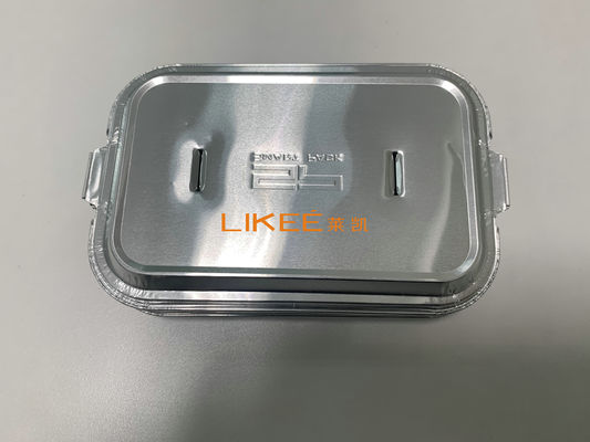 شراء أغطية حاوية رقائق الألومنيوم الفضية 1LB لحزمة حاوية يمكن التخلص منها online manufacture