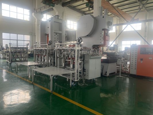 شراء LK-T63 Aluminum Foil Container Making Machine with Integrated Material Recycling System online manufacture
