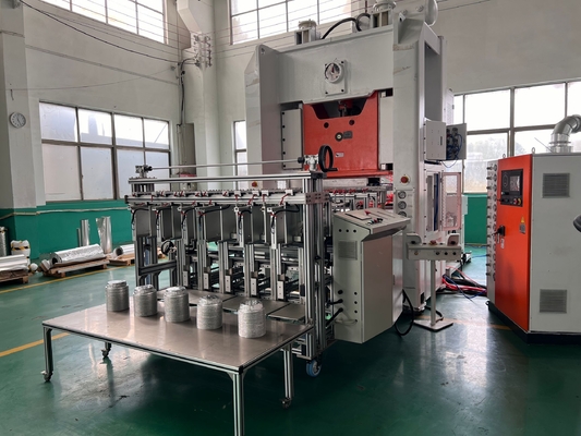 ميتسوبيشي PLC 40m2 آلة حاوية رقائق الألومنيوم Simense Motor