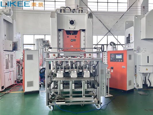 SIMENSE Motor 50HZ ماكينة صنع حاويات طعام الألمنيوم H Colume Frame