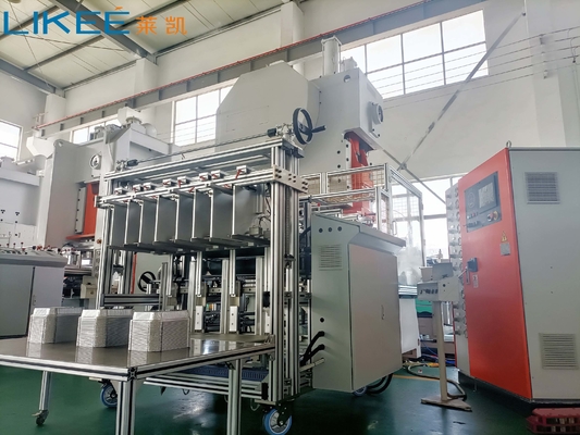 LK-T63 Aluminum Foil Container Making Machine 9000PCS Per Hour C Frame Punch