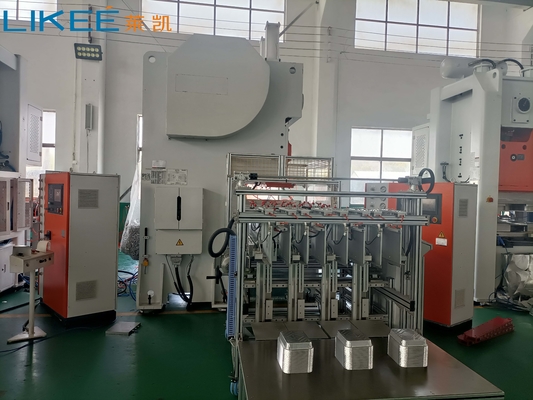 3 طرق 63Ton ميتسوبيشي العلامة التجارية PLC الألومنيوم احباط الغذاء حاوية ماكينة