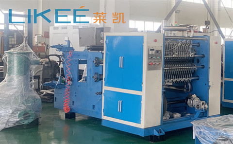 LKS300 السرعة الكهربائية V الشكل بين طي استنفاذ مستمر ورق الألومنيوم ورق قطع البوب أوت آلة