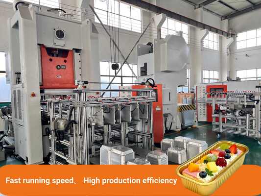 LK-T80 Aluminum Foil Container Machine with High Hardness Mold Material 80ton Press Capacity and 10-Year Service Life