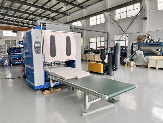 Pop Up WAX Paper Folding Machine with 7-inch Touch Screen Control and Adjustable Slitting Width for V-Fold Cross Folding