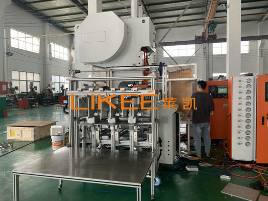 12000Pcs/h سعة خط إنتاج حاويات ورق الألومنيوم مع PLC